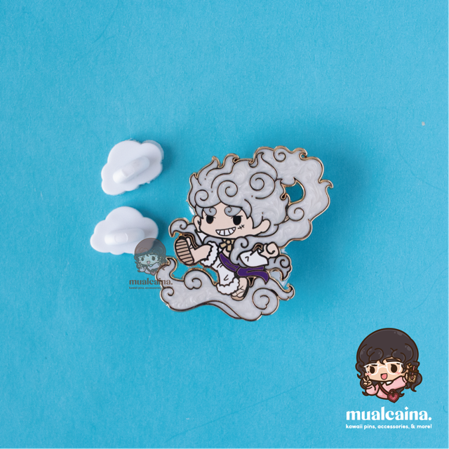 Cloud Boy Pirate Enamel Pin