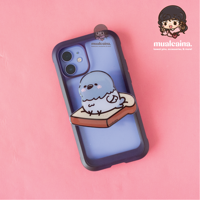 Positive Pigeon Acrylic Phone Holder