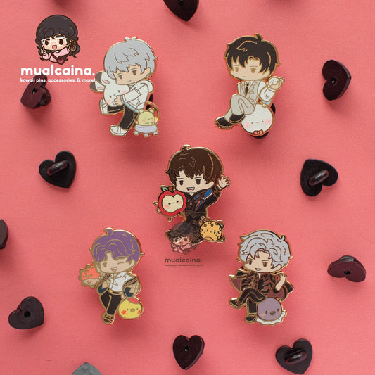 Space Boys Enamel Pins