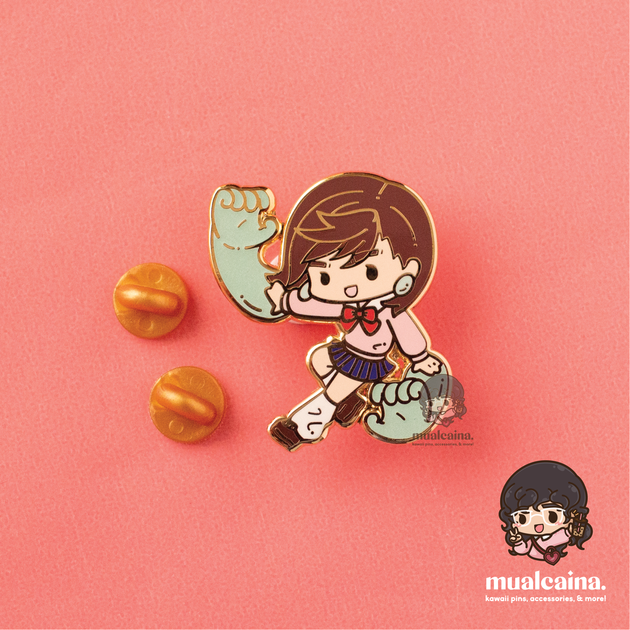 Anime Golden Balls Enamel Pins