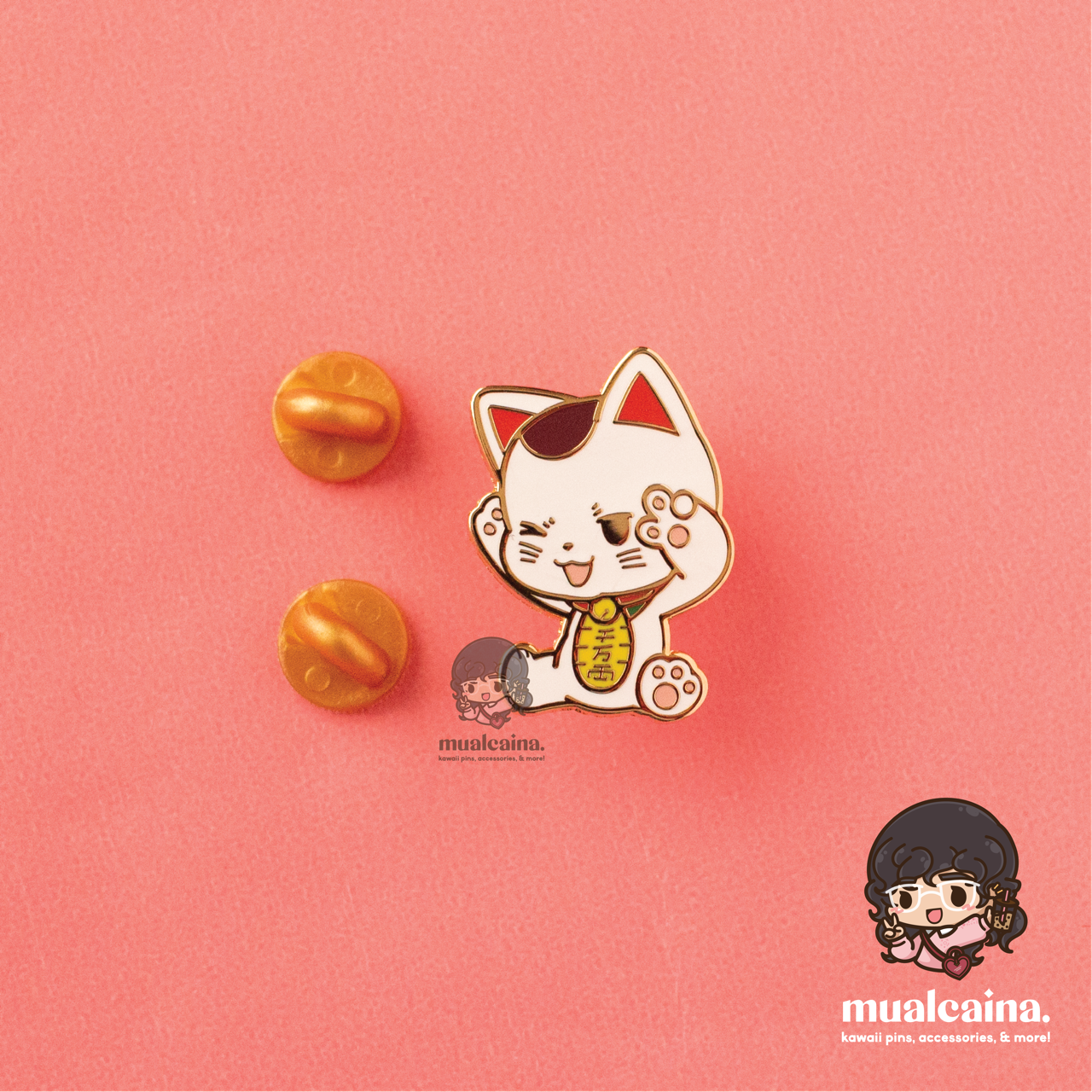 Anime Golden Balls Enamel Pins