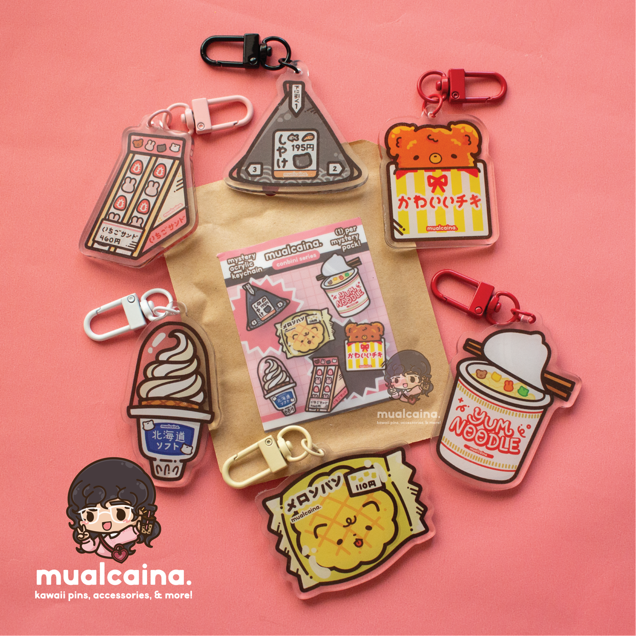 Conbini Acrylic Keychain Mystery Bag