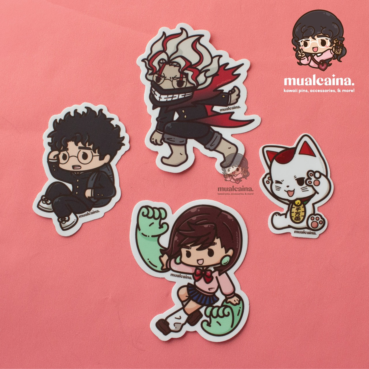 Anime Golden Balls Vinyl Stickers