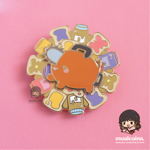 Devil Dog Anime Spinner Pin