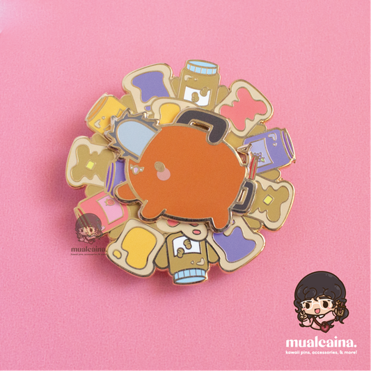 Devil Dog Anime Spinner Pin