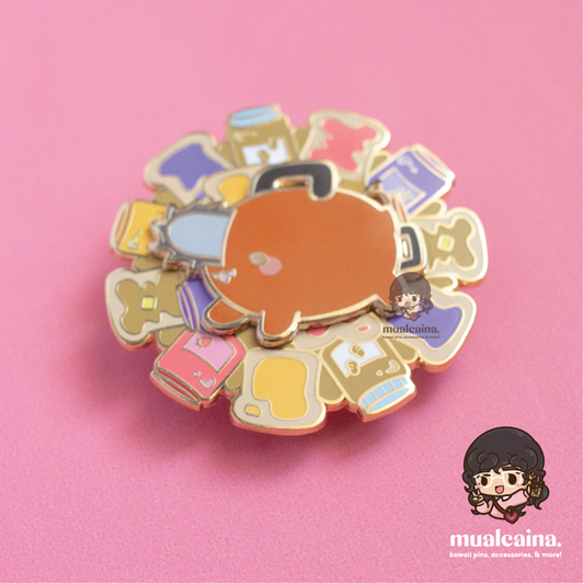 Devil Dog Anime Spinner Pin