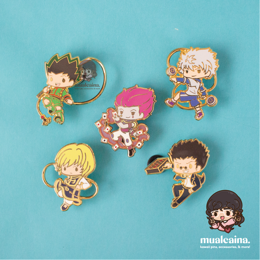 Anime Chibi License Enamel Pins