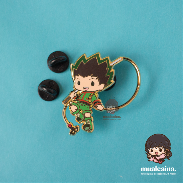 Anime Chibi License Enamel Pins