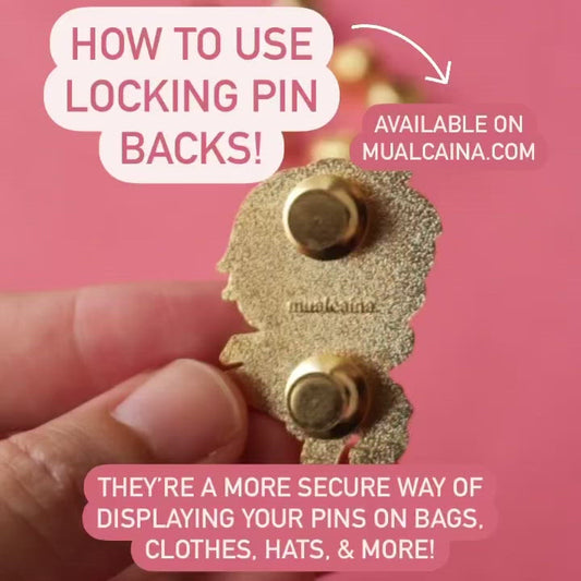 Locking Pin Backs