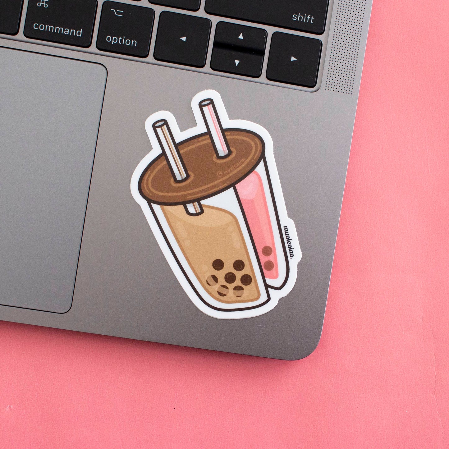 Split Cup Boba Vinyl Sticker