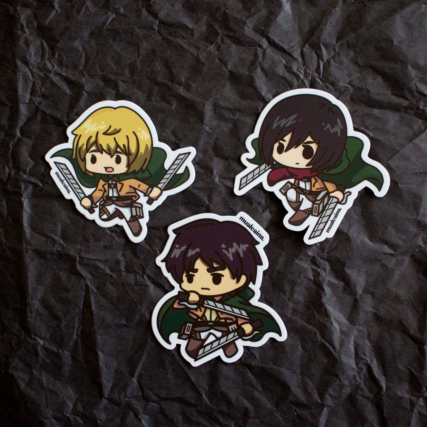 Anime Chibi Soldier Vinyl Stickers [DISCOUNTED - FINAL SALE]