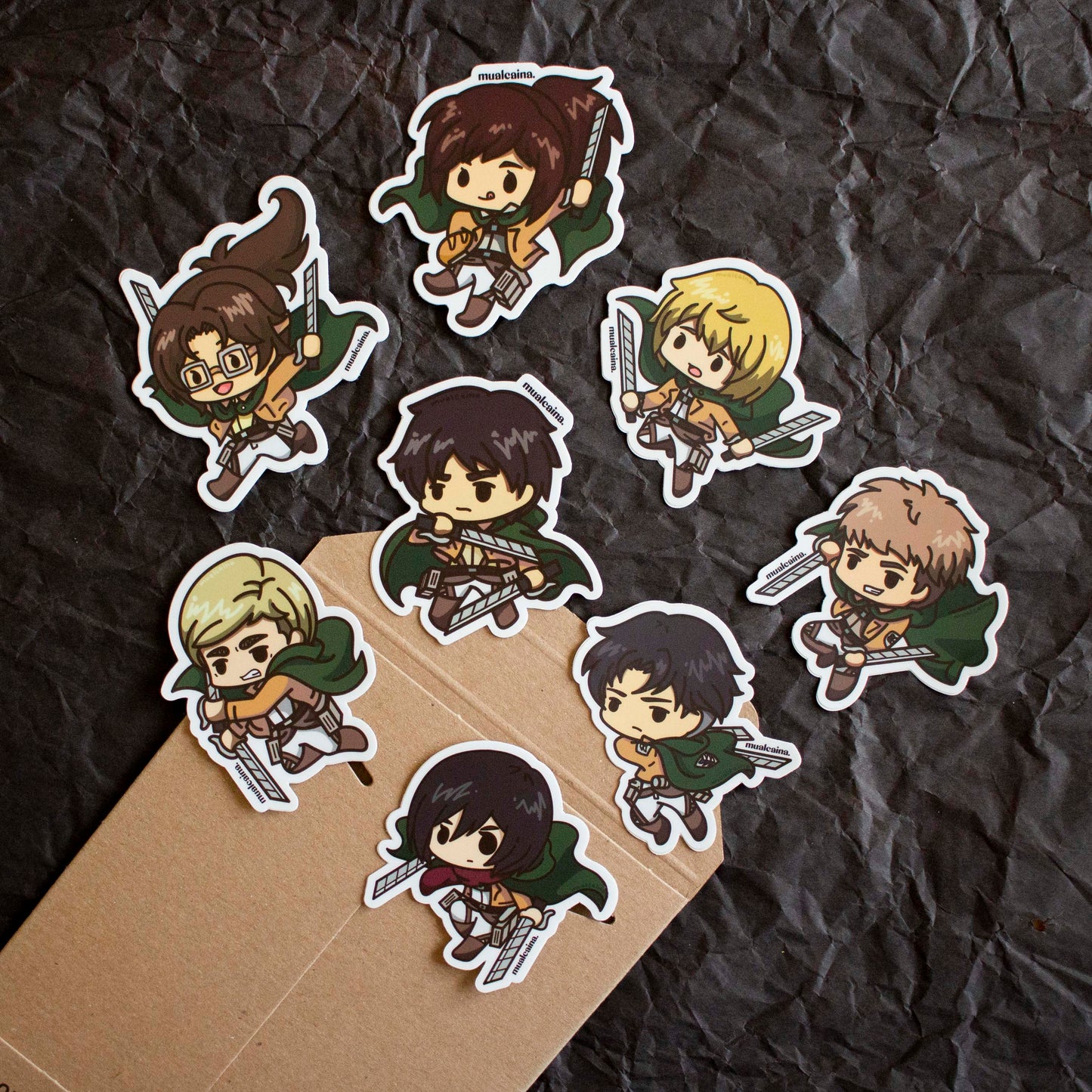 Anime Chibi Soldier Vinyl Stickers [DISCOUNTED - FINAL SALE]