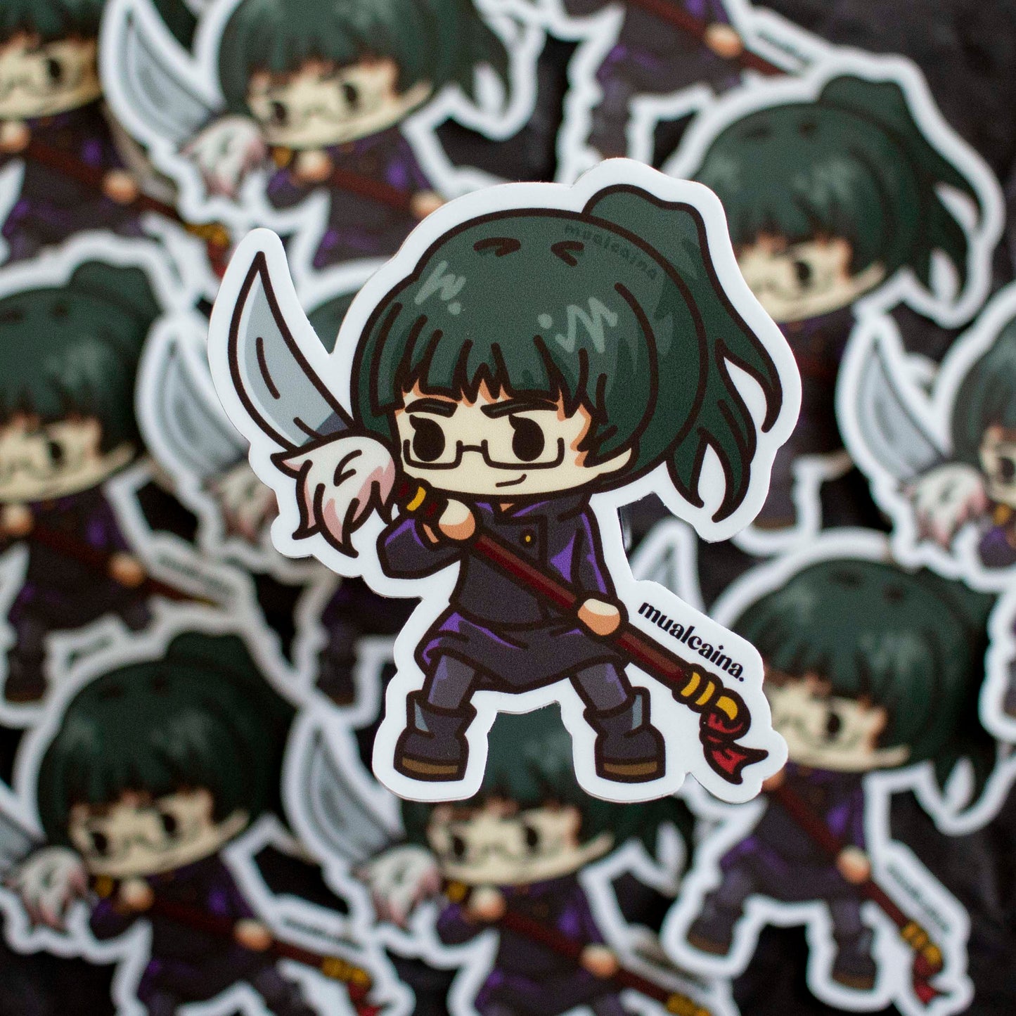Anime Chibi Sorcerer Vinyl Stickers