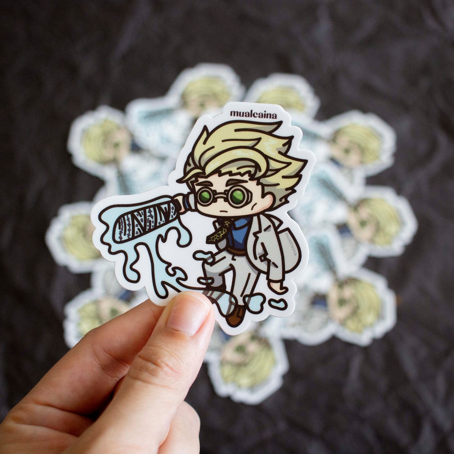 Anime Chibi Sorcerer Vinyl Stickers