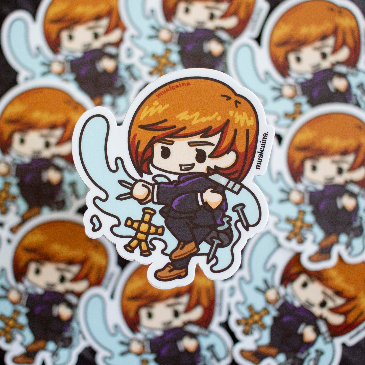 Anime Chibi Sorcerer Vinyl Stickers