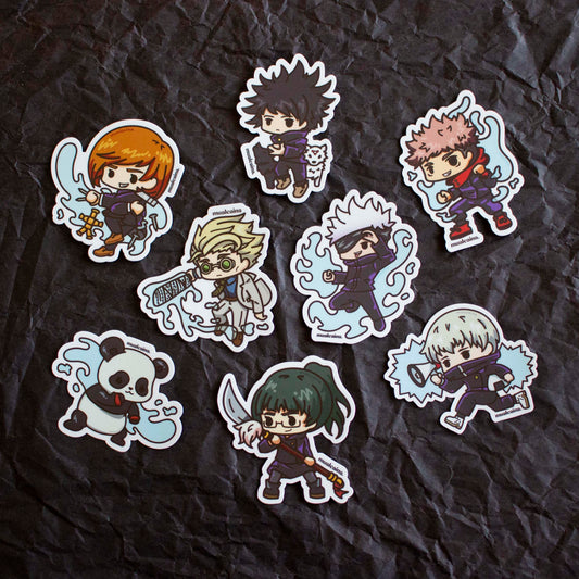 Anime Chibi Sorcerer Vinyl Stickers