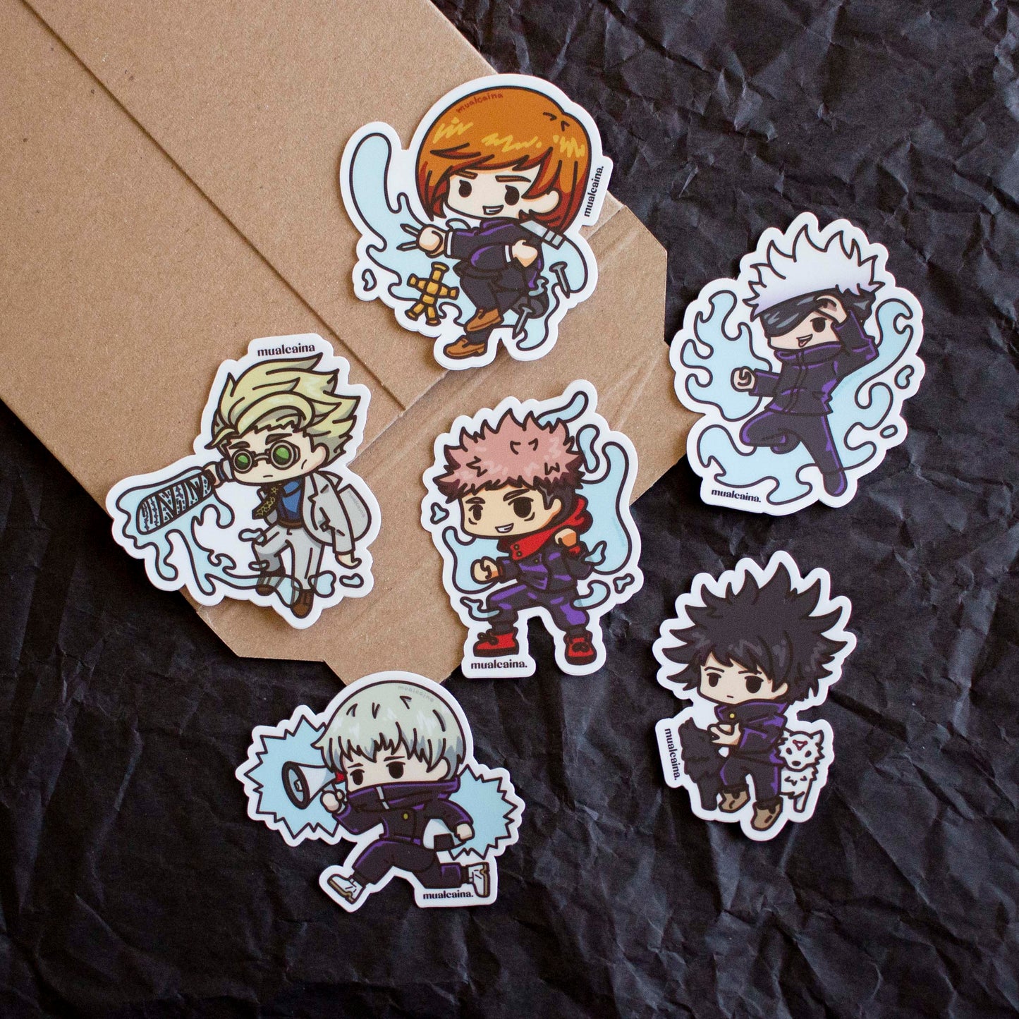 Anime Chibi Sorcerer Vinyl Stickers