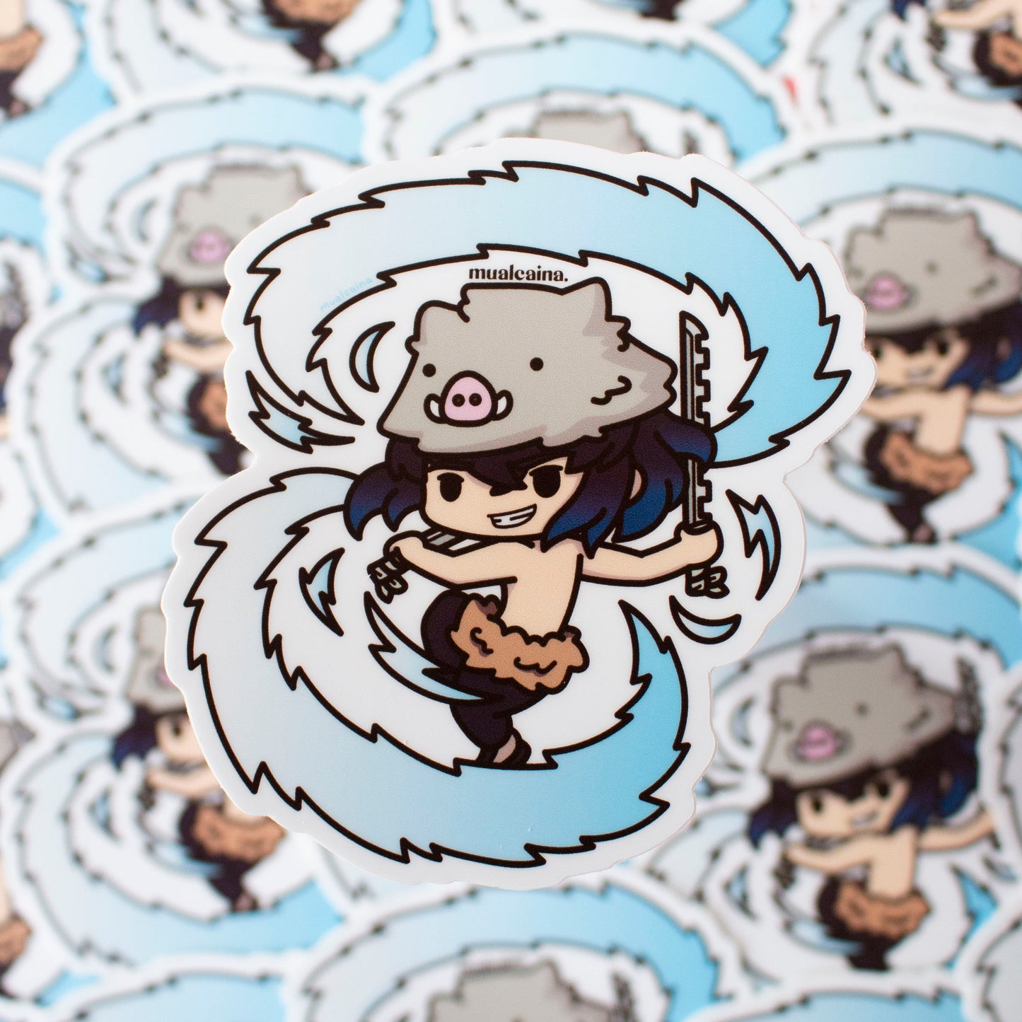 Anime Chibi Slayer Vinyl Stickers