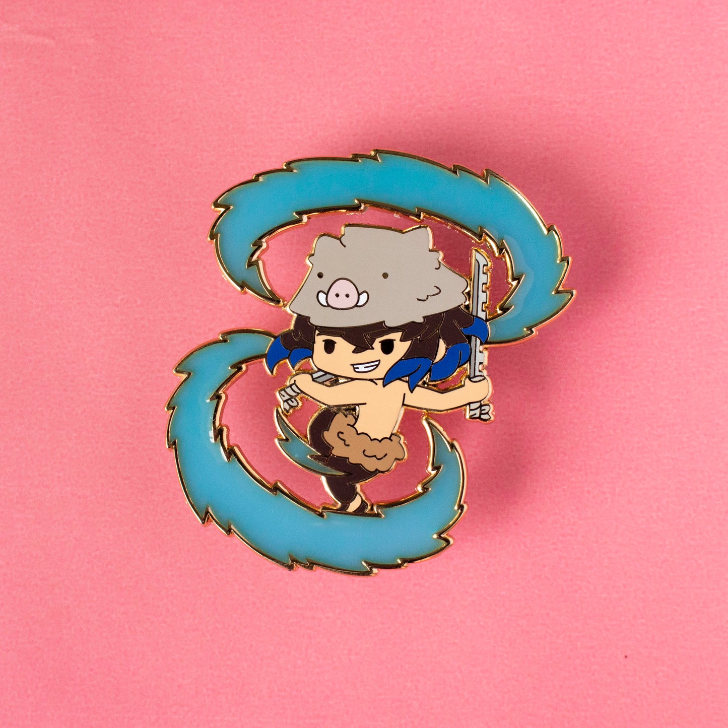 Anime Chibi Slayer Enamel Pins