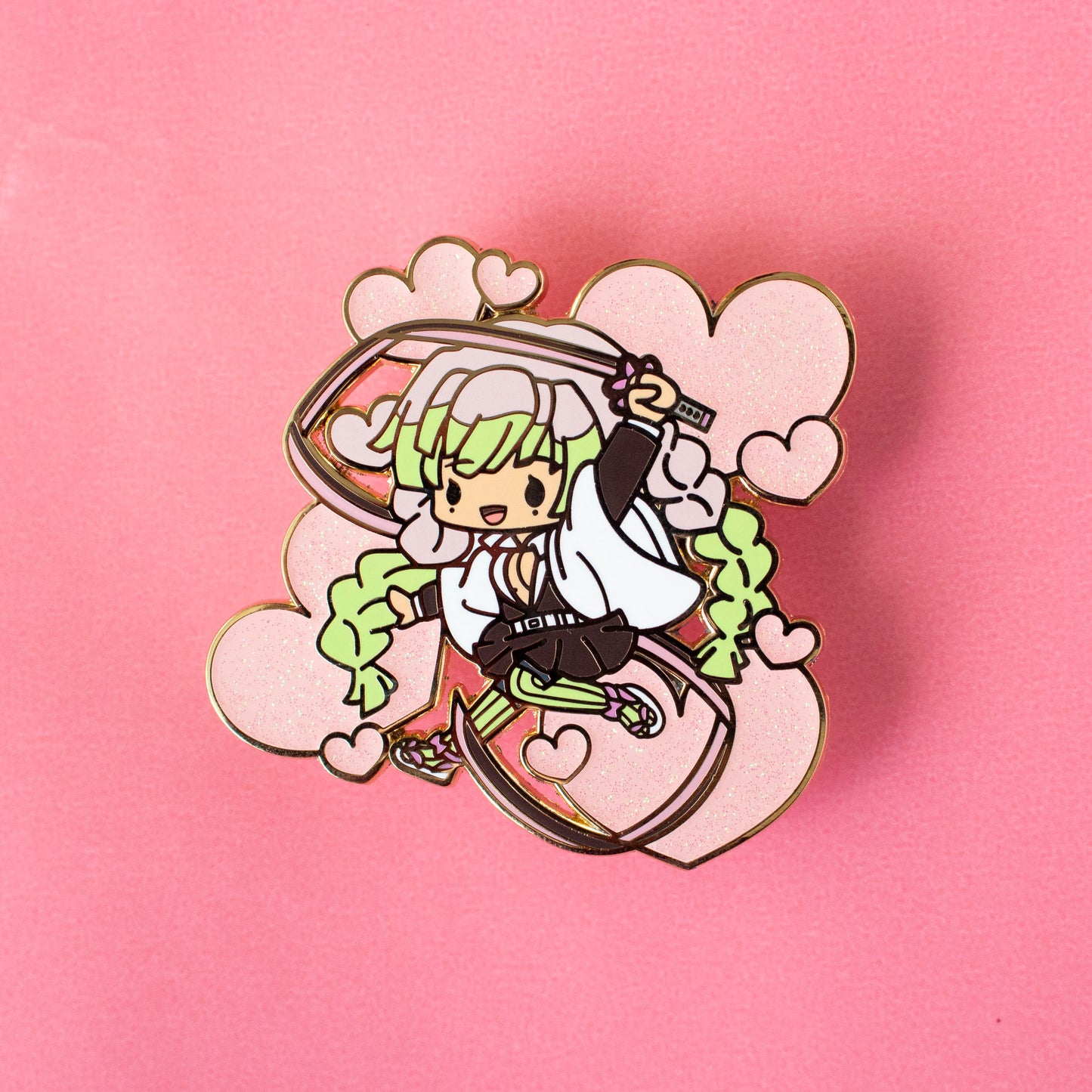 Anime Chibi Slayer Enamel Pins