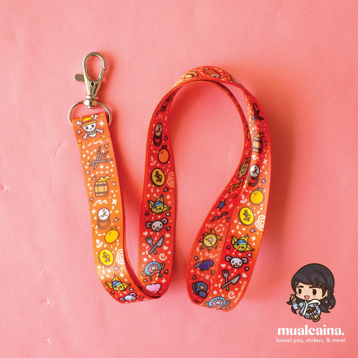 Pirate Anime Lanyard