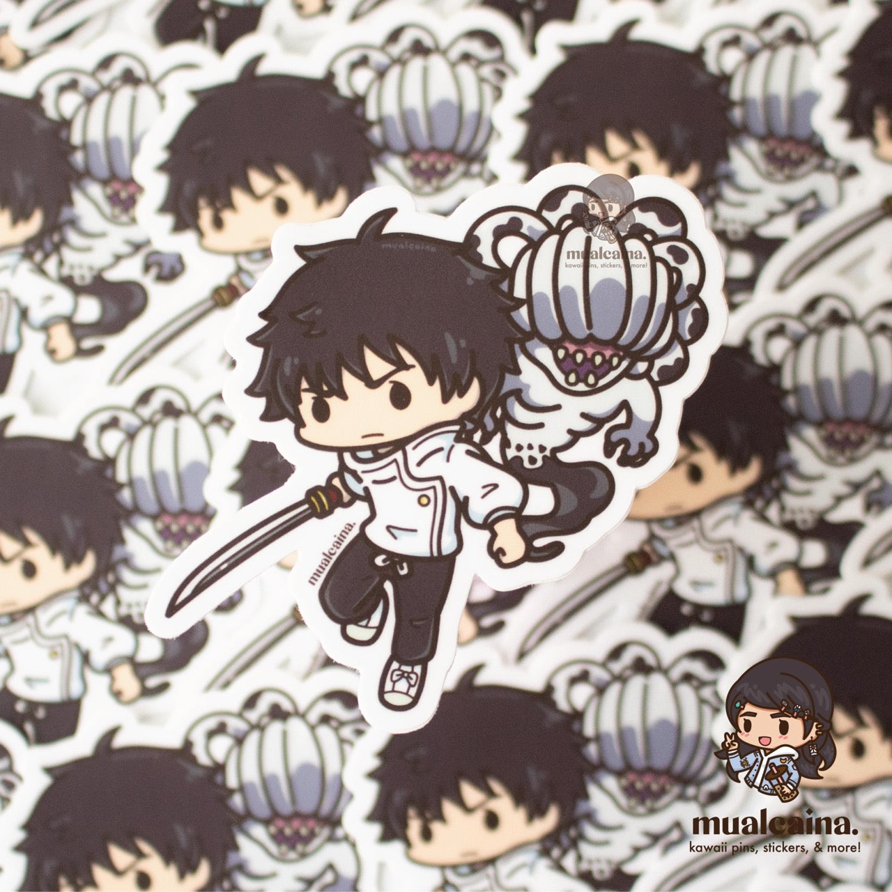 Anime Chibi Sorcerer V2 Vinyl Stickers