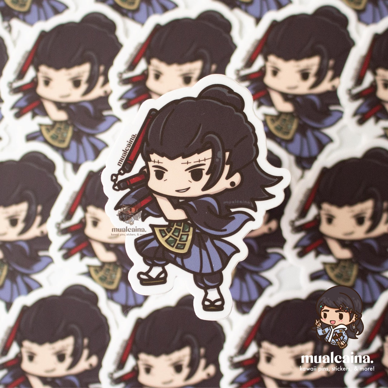 Anime Chibi Sorcerer V2 Vinyl Stickers
