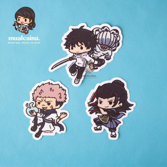 Anime Chibi Sorcerer V2 Vinyl Stickers