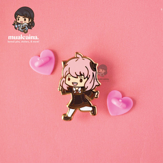 Anime Chibi Family Enamel Pins