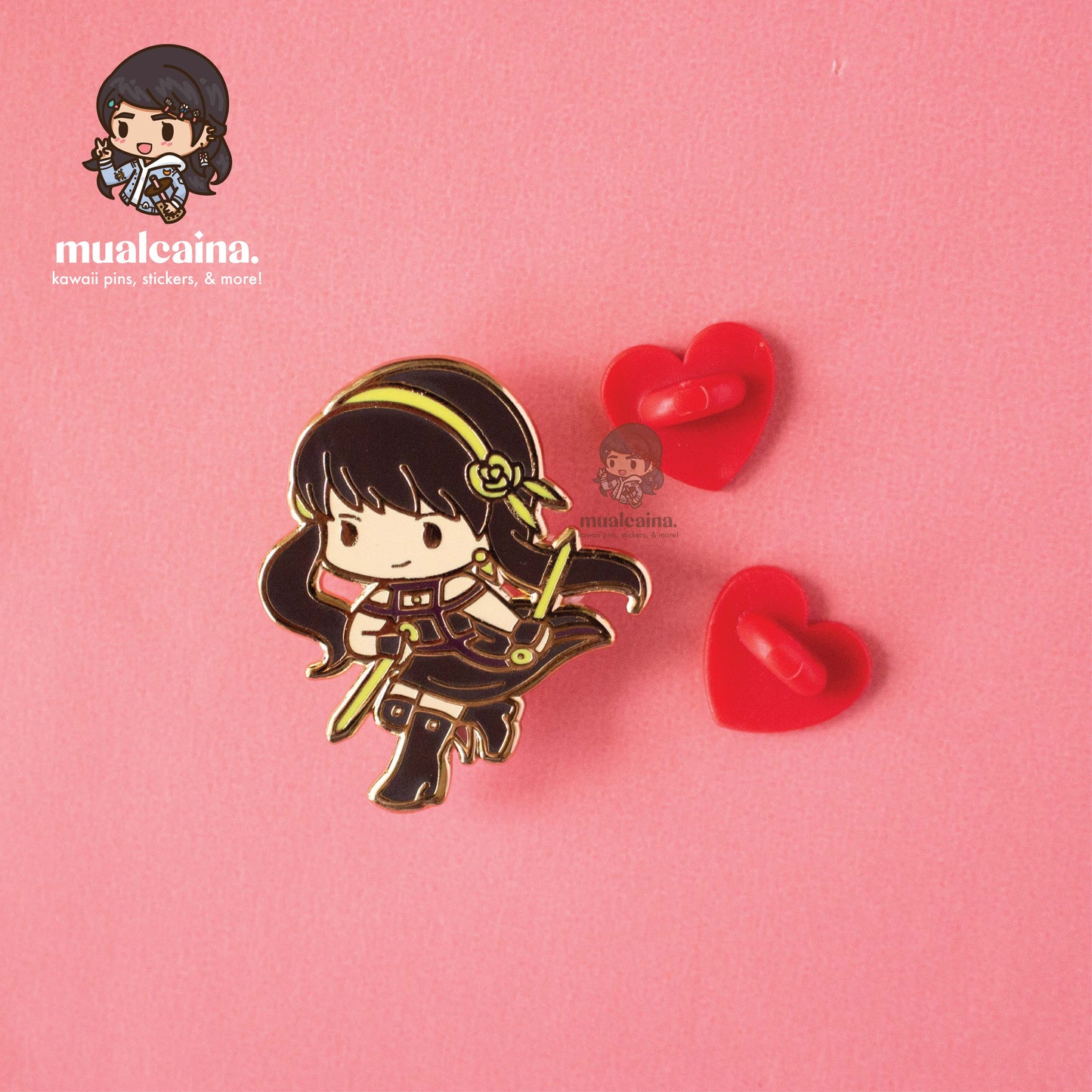 Anime Chibi Family Enamel Pins