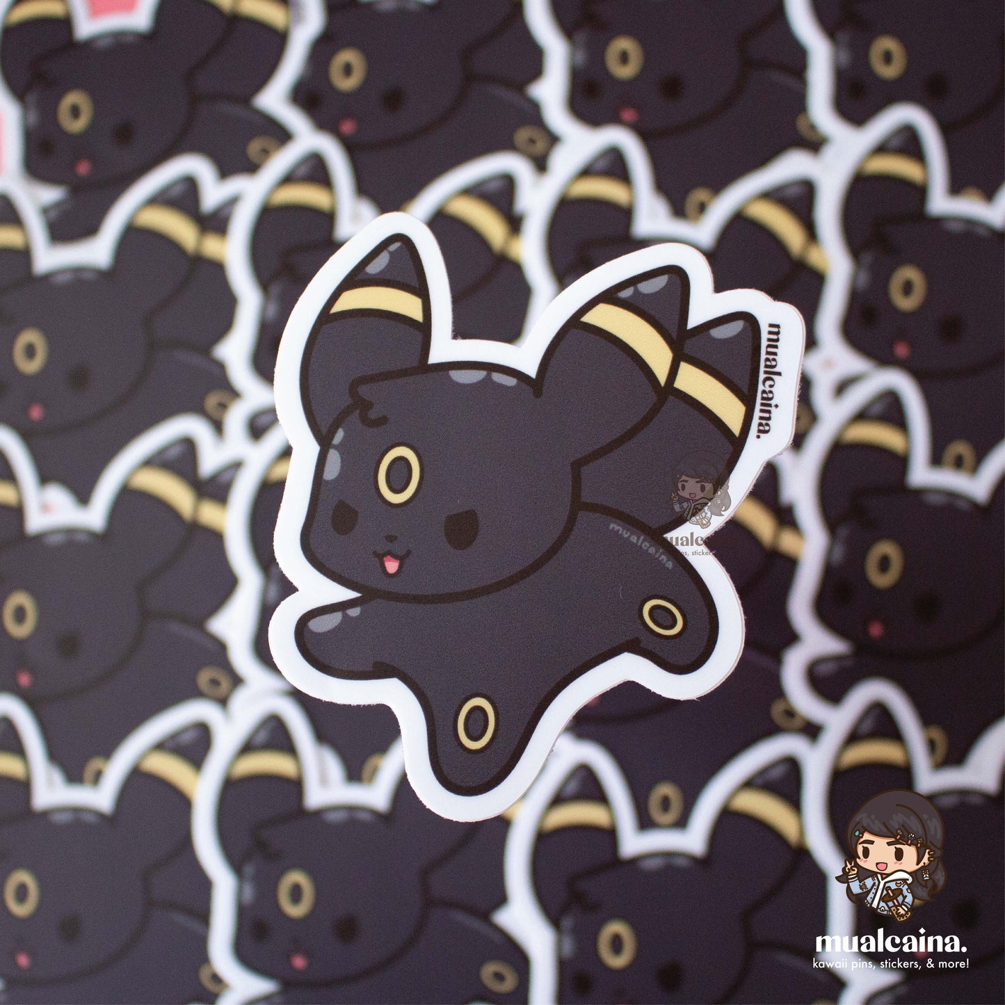 Chibi Fox Friends Vinyl Stickers