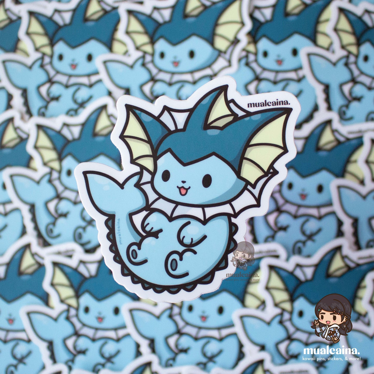 Chibi Fox Friends Vinyl Stickers
