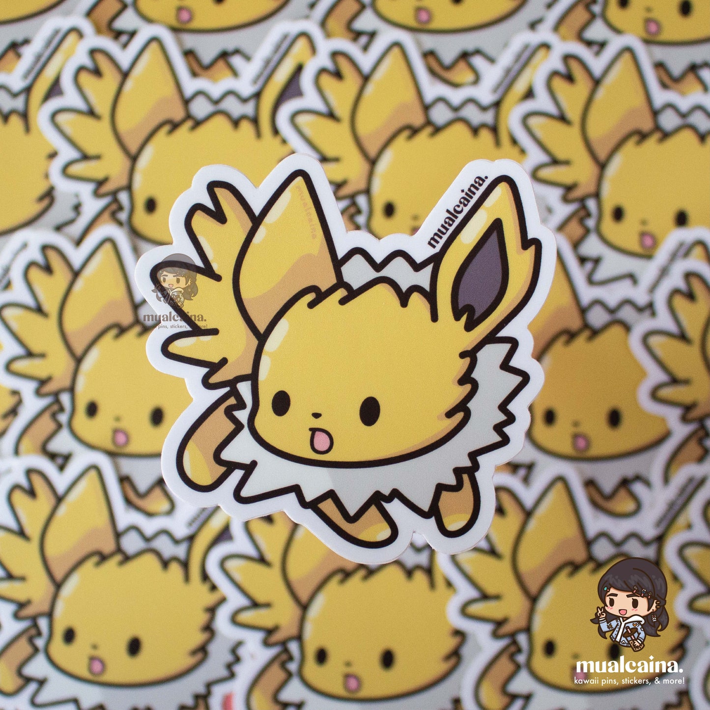 Chibi Fox Friends Vinyl Stickers