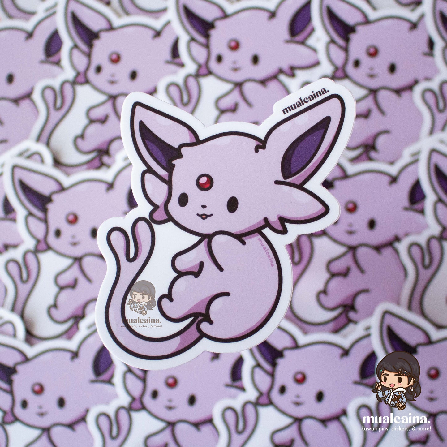 Chibi Fox Friends Vinyl Stickers