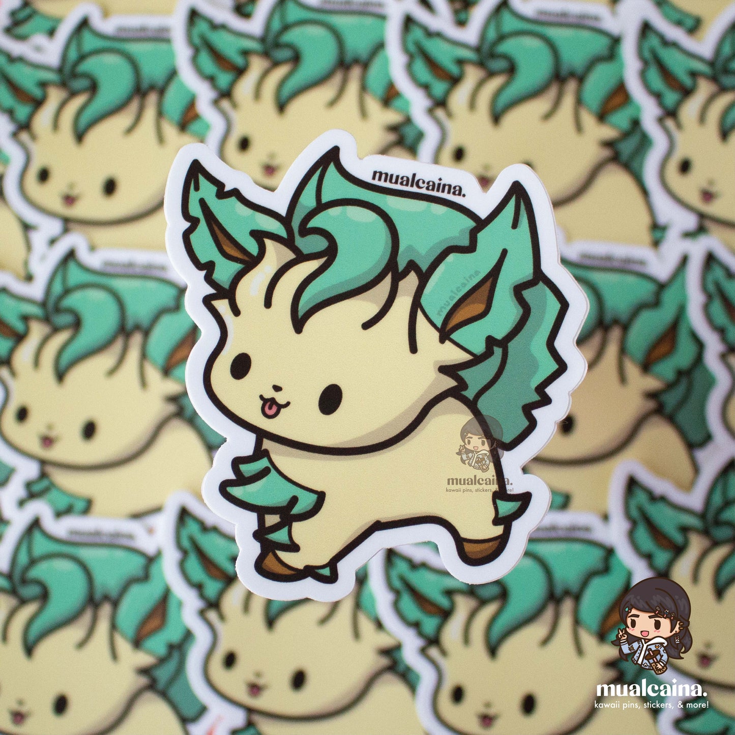 Chibi Fox Friends Vinyl Stickers