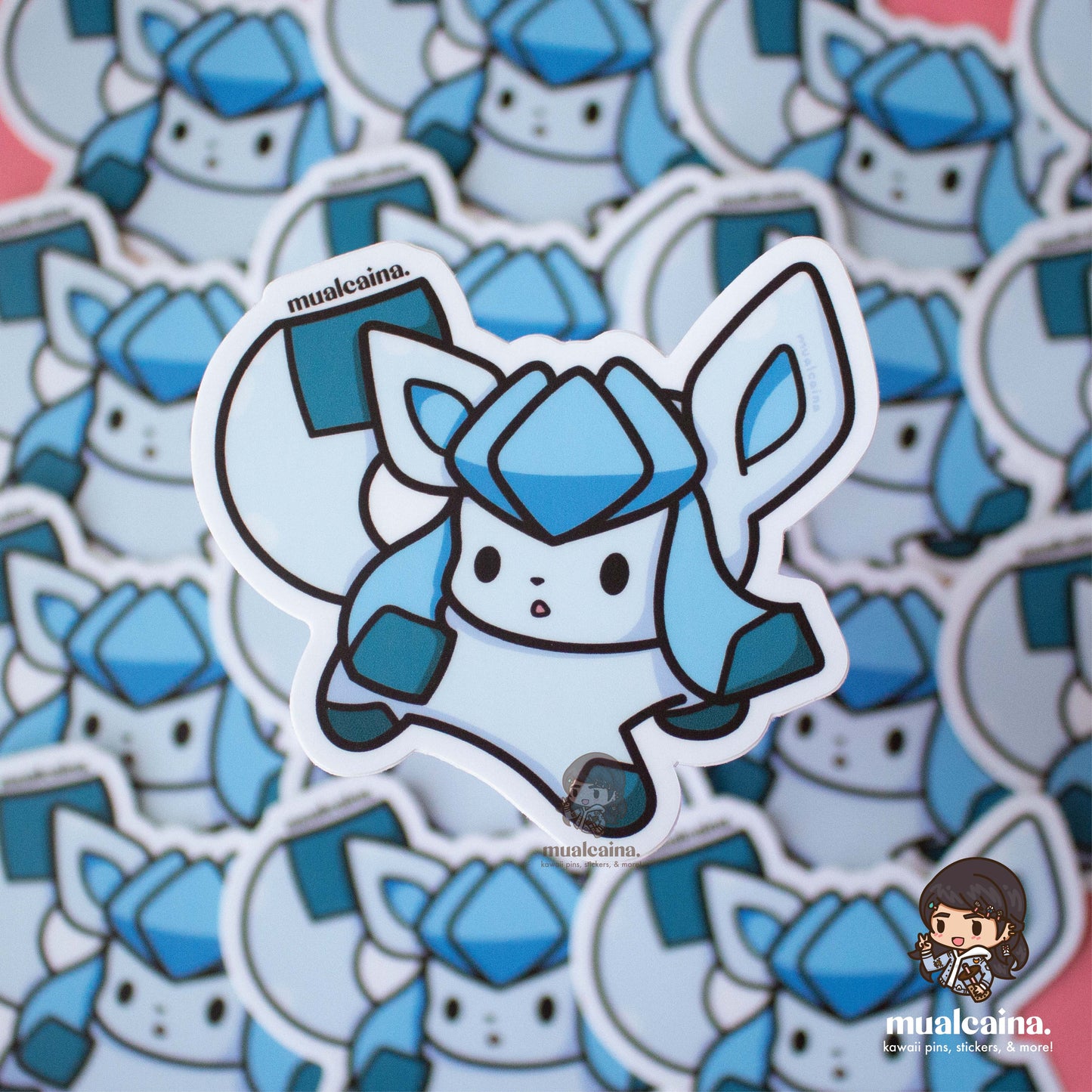 Chibi Fox Friends Vinyl Stickers