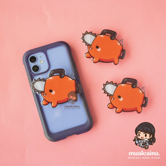 Orange Devil Acrylic Phone Holder