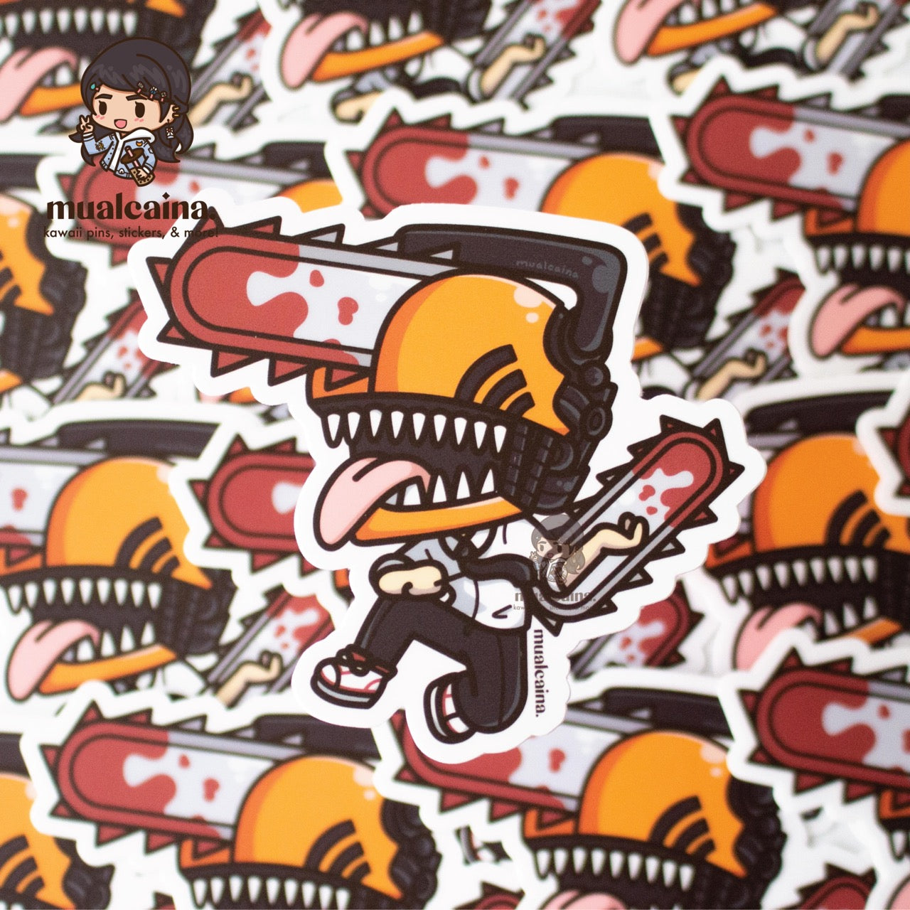 Anime Chibi Devil Vinyl Stickers
