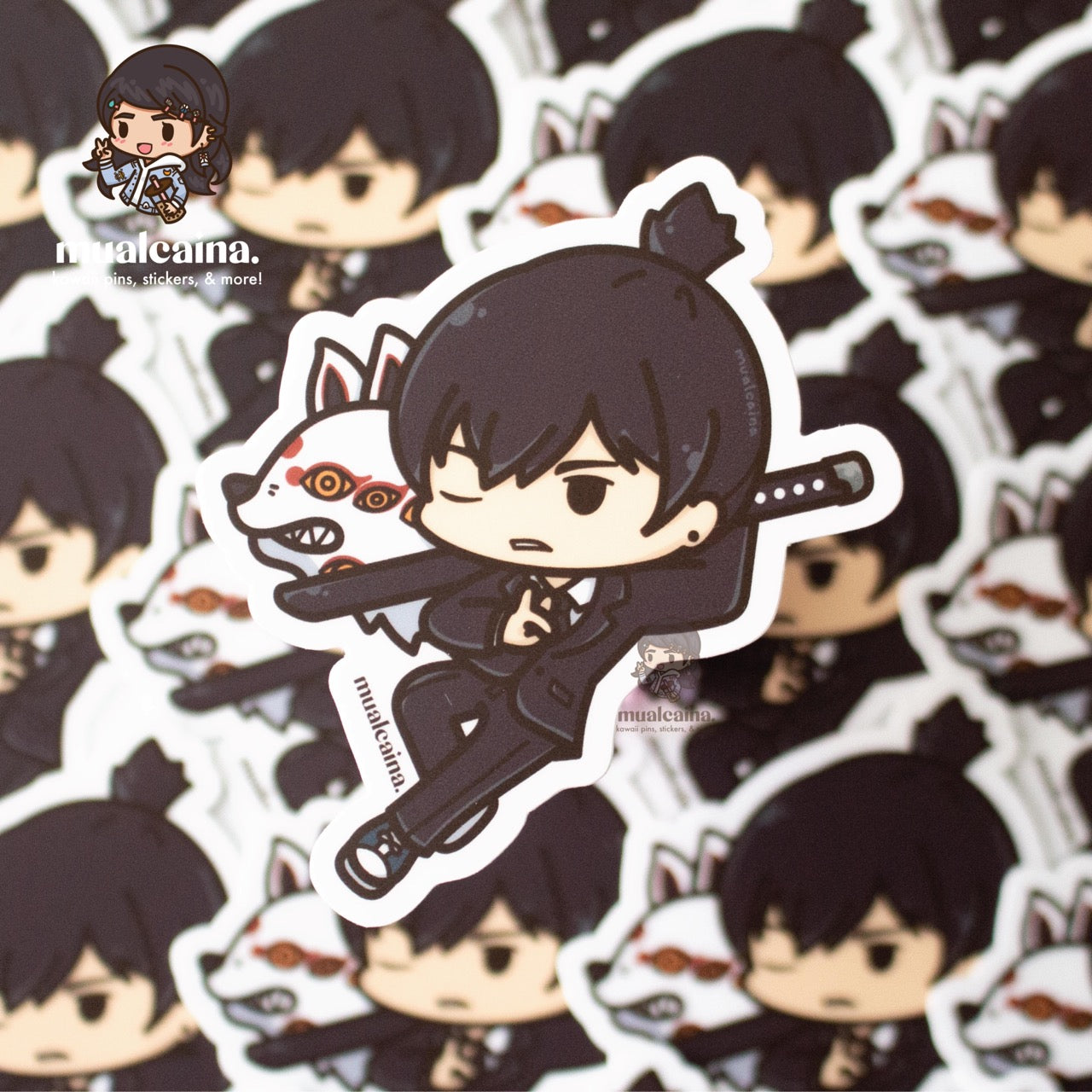 Anime Chibi Devil Vinyl Stickers