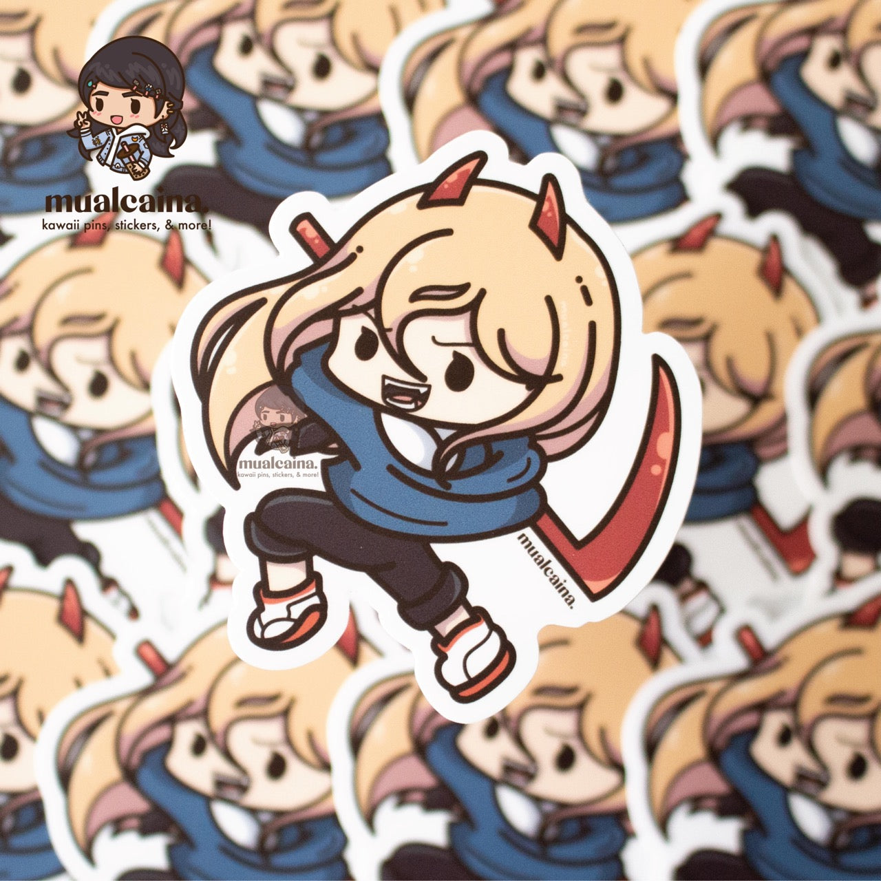 Anime Chibi Devil Vinyl Stickers