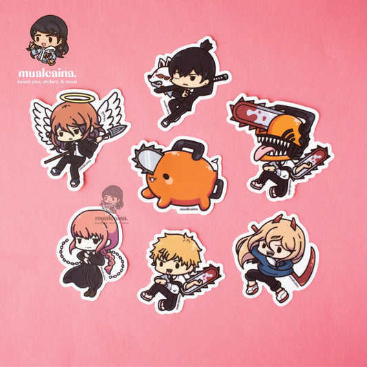 Anime Chibi Devil Vinyl Stickers