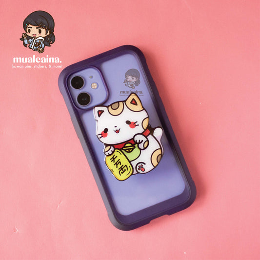 Maneki Neko Acrylic Phone Holder