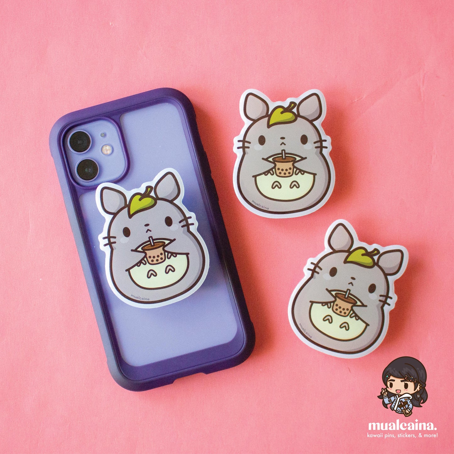 Boba Neighbor Acrylic Phone Holder