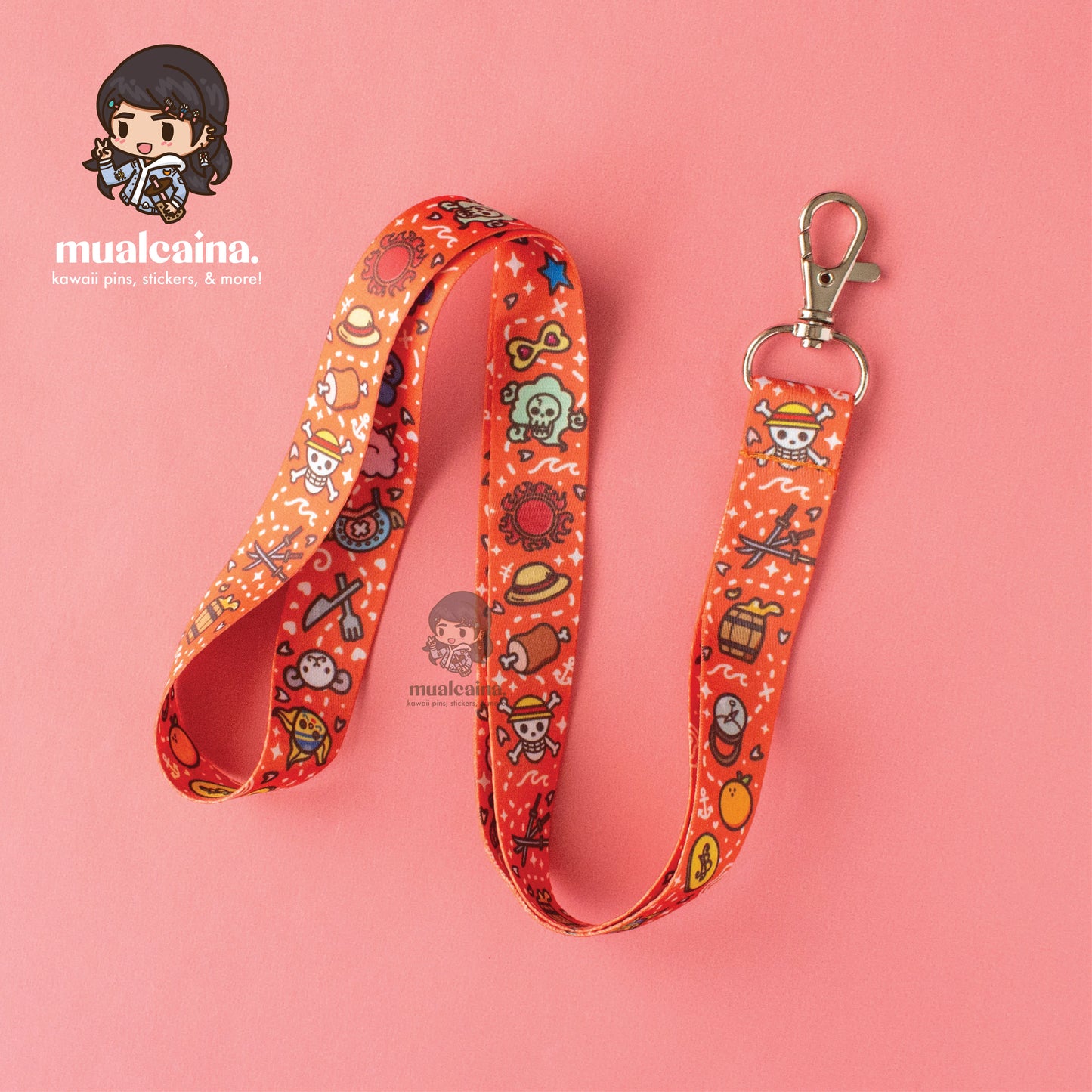 Pirate Anime Lanyard