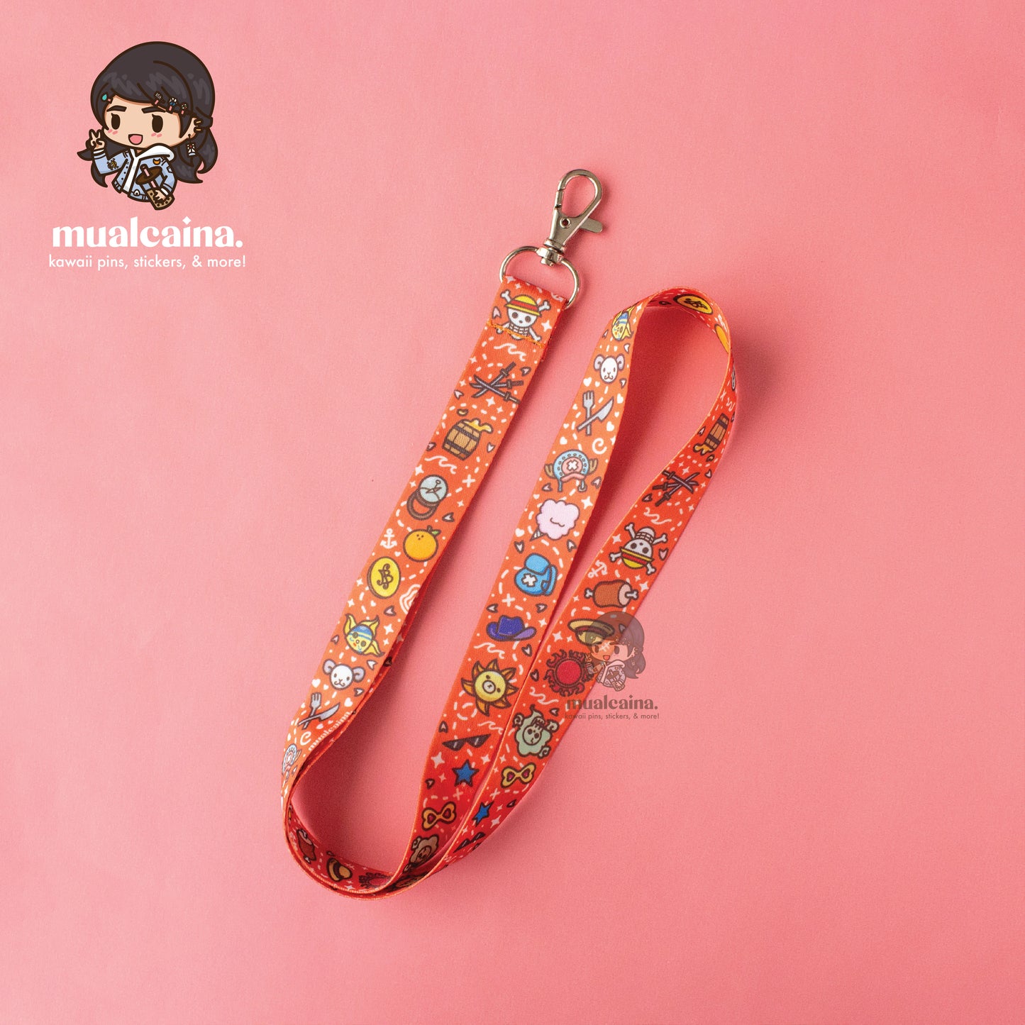 Pirate Anime Lanyard