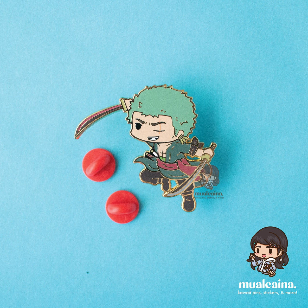 Anime Chibi Pirates Enamel Pins