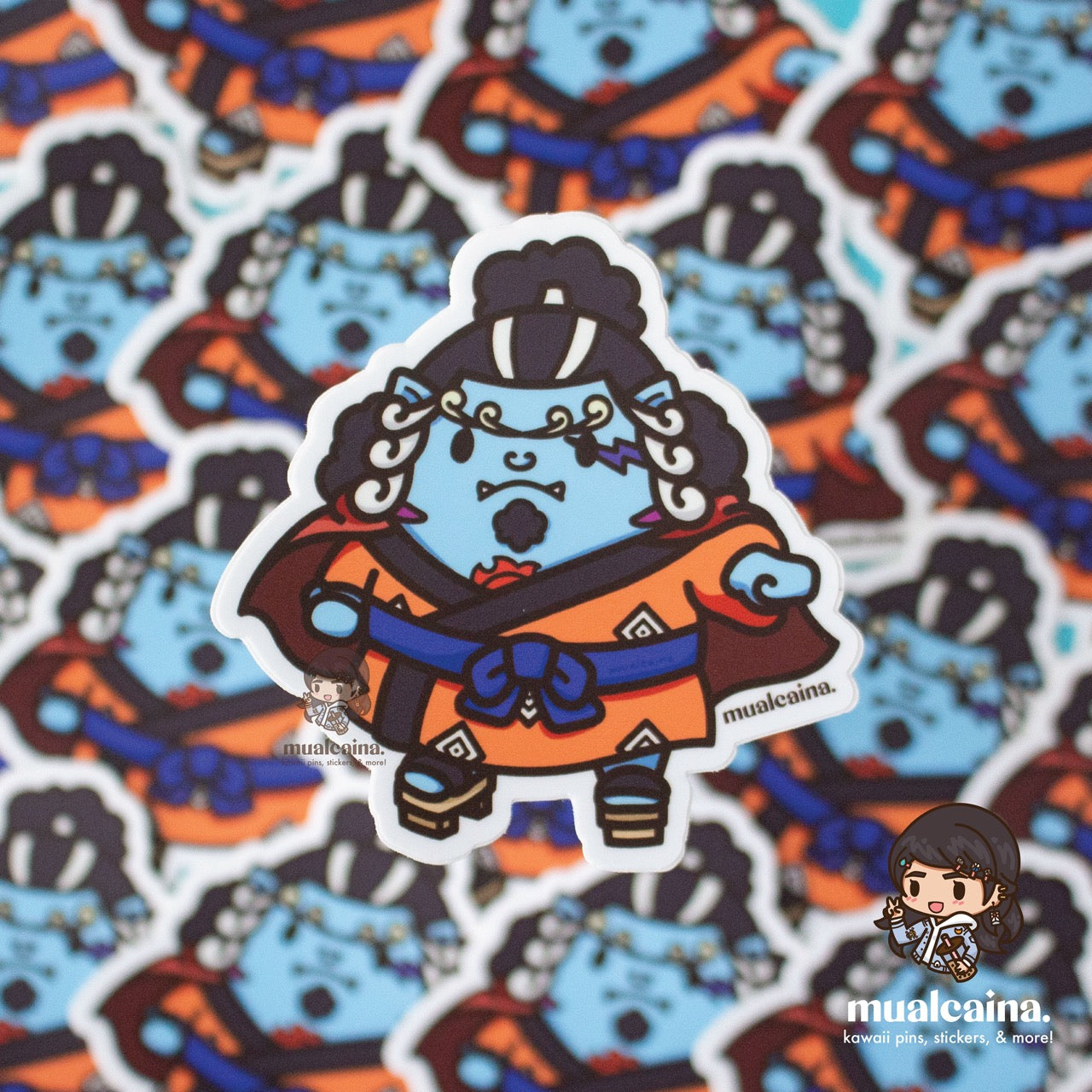 Anime Chibi Pirate Vinyl Stickers