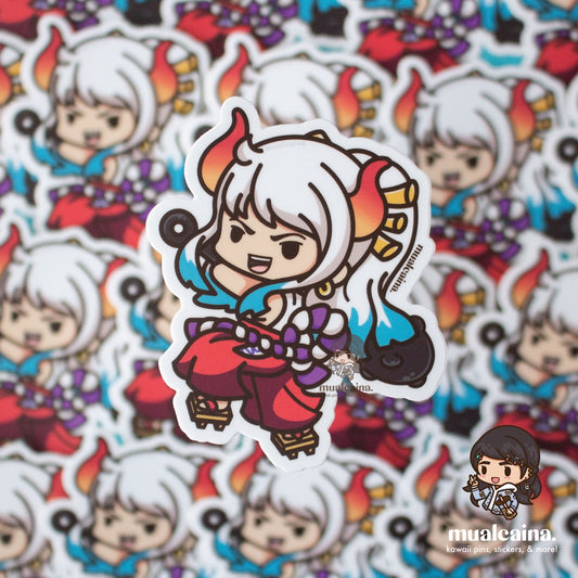 Anime Chibi Pirate Vinyl Stickers V2
