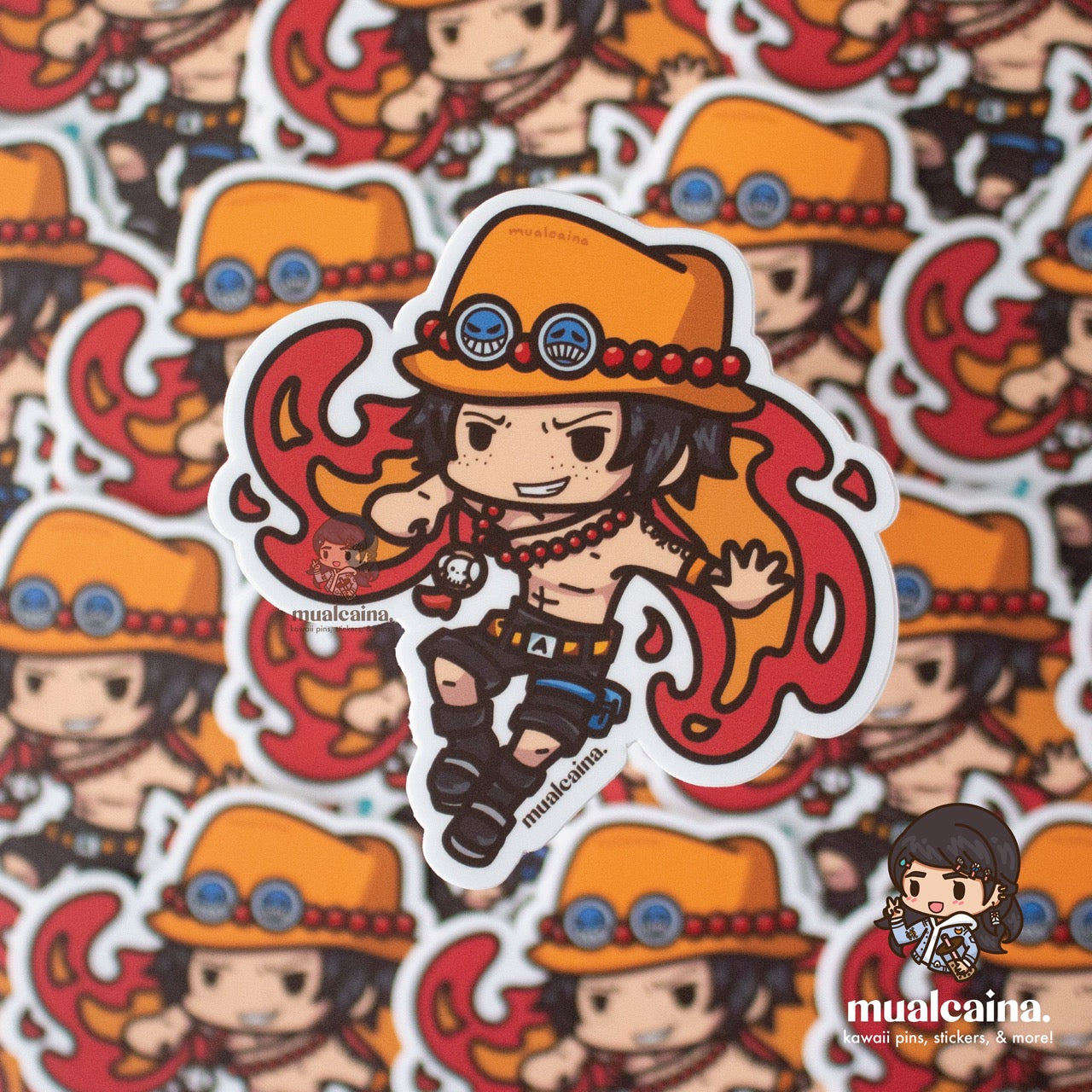 Anime Chibi Pirate Vinyl Stickers V2