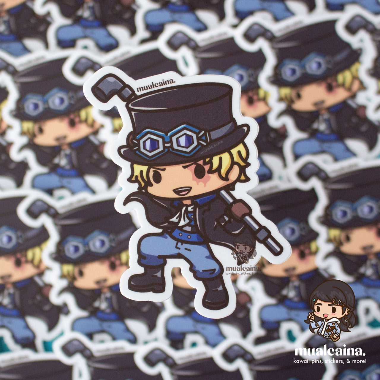 Anime Chibi Pirate Vinyl Stickers V2